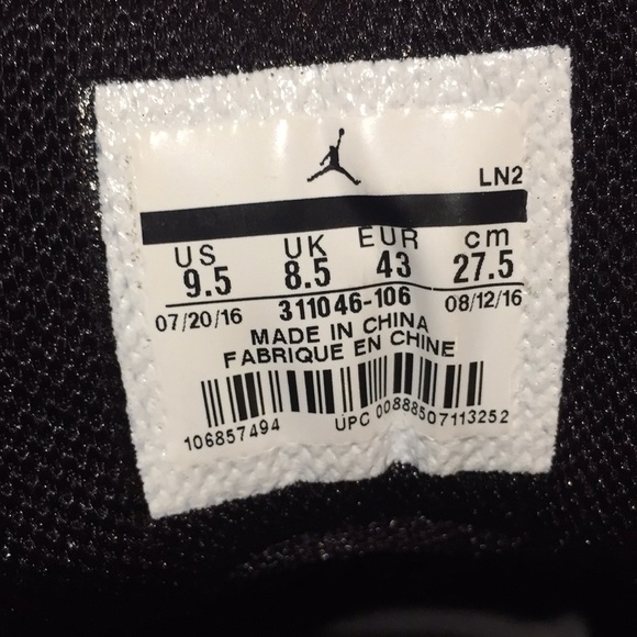 Jordan Dub Zero “Concord” - Picture 5 of 7